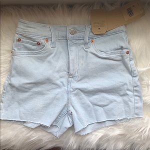 Levi’s High Rise Jean Shorts